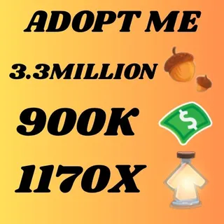 ACORNS AND BUCKS AND AGE UP POTIONS - ADOPT ME 