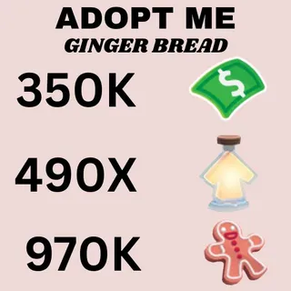 BUCKS & AGE UP POTIONS AND GINGER BREAD - ADOPT ME 
