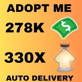  BUCKS AND AGE UP POTIONS - ADOPT ME 