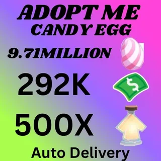 CANDY EGG AND BUCKS AND AGE UP POTIONS - ADOPT ME 