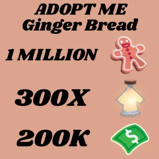 BUCKS & AGE UP POTIONS AND GINGER BREAD - ADOPT ME 
