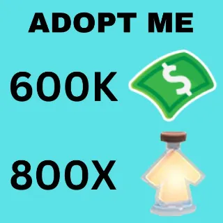 BUCKS AND AGE UP POTIONS  - ADOPT ME 