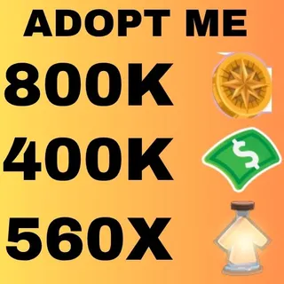 COMPASS COIN AND BUCKS AND AGE UP POTION - ADOPT ME 