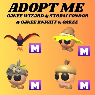 STORM CONDOR 1XMEGA AND OAKEE WIZARD 1X MEGA  - ADOPPT ME 