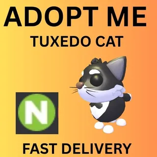 TUXEDO CAT NEON 1X - ADOPT ME  