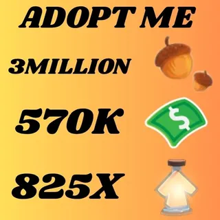 ACORNS AND BUCKS AND AGE UP POTION  - ADOPT ME 