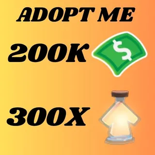 BUCKS AND AGE UP POTIONS  - ADOPT ME 