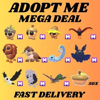 MEGA DEAL + OAKEE BOX 50X - ADOPT ME 