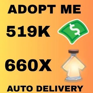  BUCKS AND AGE UP POTIONS - ADOPT ME 