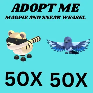 MEGPIE 50X - SNEAK WEASEL 50X - ADOPT ME 