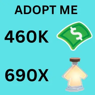 BUCKS AND AGE UP POTIONS  - ADOPT ME 