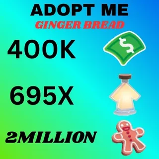 BUCKS & AGE UP POTIONS AND GINGER BREAD - ADOPT ME 