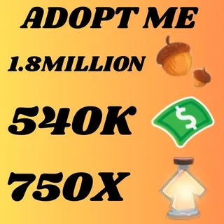 ACORNS AND BUCKS AND AGE UP POTIONS - ADOPT ME 
