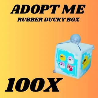 RUBBER DUCKY BOX 100X - ADOPT ME 