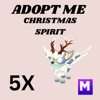 CHRISTMAS SPIRIT 5X MEGA - ADOPT ME 