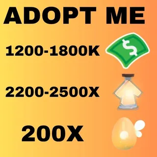 BUCKS AND AGE UP POTIONS - ADOPT ME 