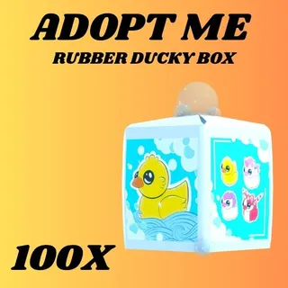 RUBBER DUCKY BOX 100X - ADOPT ME 