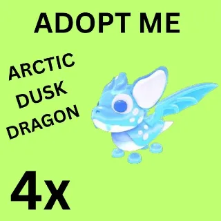 ARCTIC DUSK DRAGON 4X - ADOPT ME 