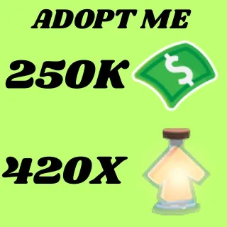 BUCKS AND AGE UP POTIONS  - ADOPT ME 