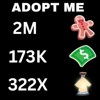 BUCKS & AGE UP POTIONS AND GINGER BREAD - ADOPT ME 