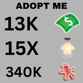 BUCKS & AGE UP POTIONS AND GINGER BREAD - ADOPT ME 