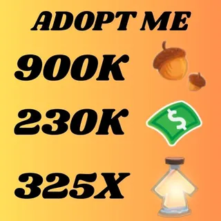 ACORNS AND BUCKS AND AGE UP POTIONS - ADOPT ME 