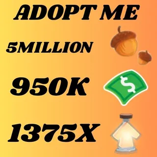 ACORNS AND BUCKS AND AGE UP POTION  - ADOPT ME 