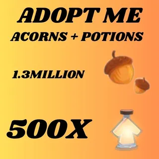 ACORNS AND AGE UP POTIONS - ADOPT ME 