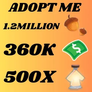 BUCKS AND AGE UP POTIONS - ADOPT ME 