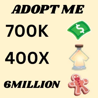 BUCKS & AGE UP POTIONS AND GINGER BREAD - ADOPT ME 