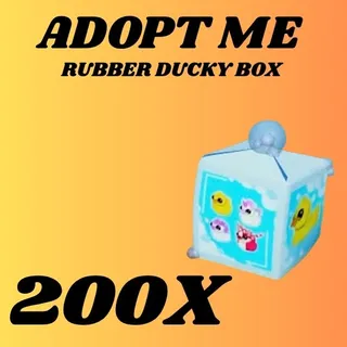 RUBBER DUCKY BOX 200X - ADOPT ME 