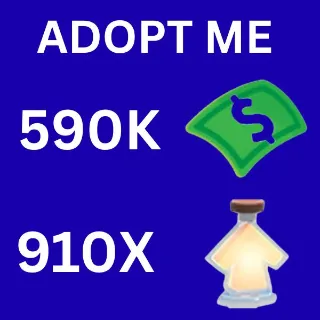 BUCKS AND AGE UP POTIONS  - ADOPT ME 
