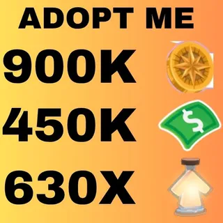 COMPASS COIN AND BUCKS AND AGE UP POTION - ADOPT ME 
