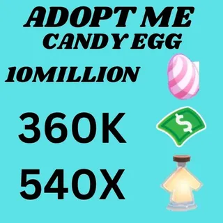 CANDY EGG AND BUCKS AND AGE UP POTIONS - ADOPT ME 