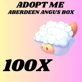 ABERDEEN ANGUS BOX 100X  - ADOPT ME 