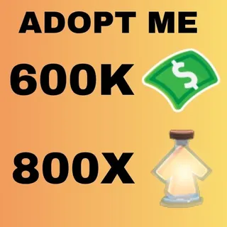 BUCKS AND AGE UP POTIONS - ADOPT ME 