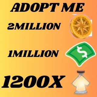 COMPASS COIN AND BUCKS AND AGE UP POTION - ADOPT ME 