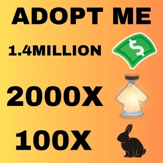 BUCKS AND AGE UP POTIONS - ADOPT ME 