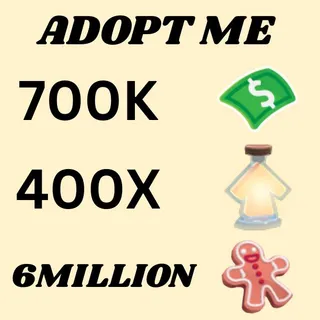 BUCKS & AGE UP POTIONS AND GINGER BREAD - ADOPT ME 