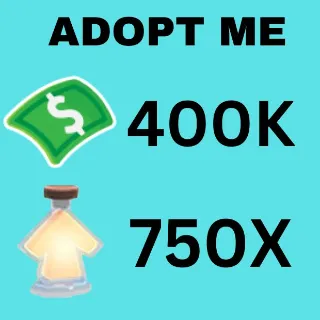 BUCKS AND AGE UP POTIONS  - ADOPT ME 