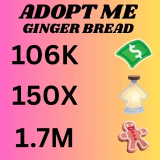 BUCKS & AGE UP POTIONS AND GINGER BREAD - ADOPT ME 