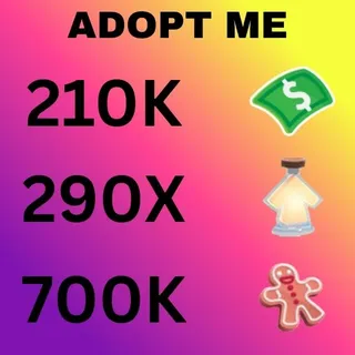 BUCKS & AGE UP POTIONS AND GINGER BREAD - ADOPT ME 