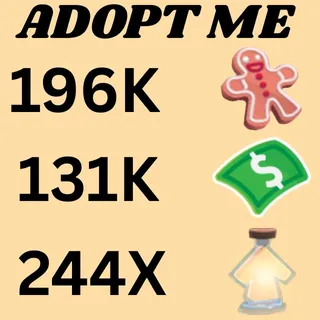 BUCKS & AGE UP POTIONS AND GINGER BREAD - ADOPT ME 