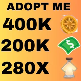 COMPASS COIN AND BUCKS AND AGE UP POTION - ADOPT ME 