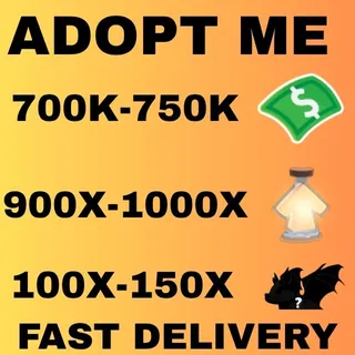BUCKS AND AGE UP POTIONS AND RANDOM PETS - ADOPT ME 