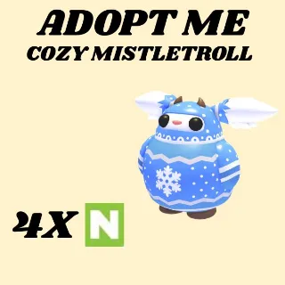 COZY MISTLETROLL 4X NEON - ADOPT ME 