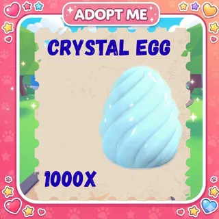 Crystal egg 1000x - Adpot me