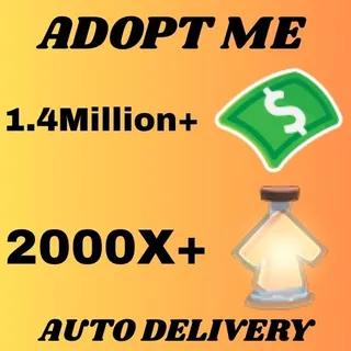 BUCKS AND AGE UP POTIONS - ADOPT ME 