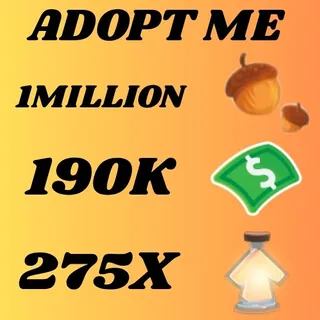 ACORNS 1MILLION AND BUCKS AND AGE UP POTION  - ADOPT ME 