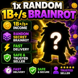 ⭐ 1x Random 1B+/s Brainrot ⭐ ⚡ Fast Delivery